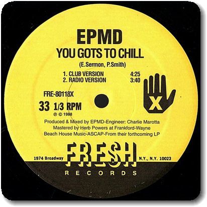 【○02】EPMD/You Gots To Chill/12''/Hip Hop Classic/Middle/Old School/Hit Squad/Parrish Smith/Def Squad/Erick Sermon_画像2