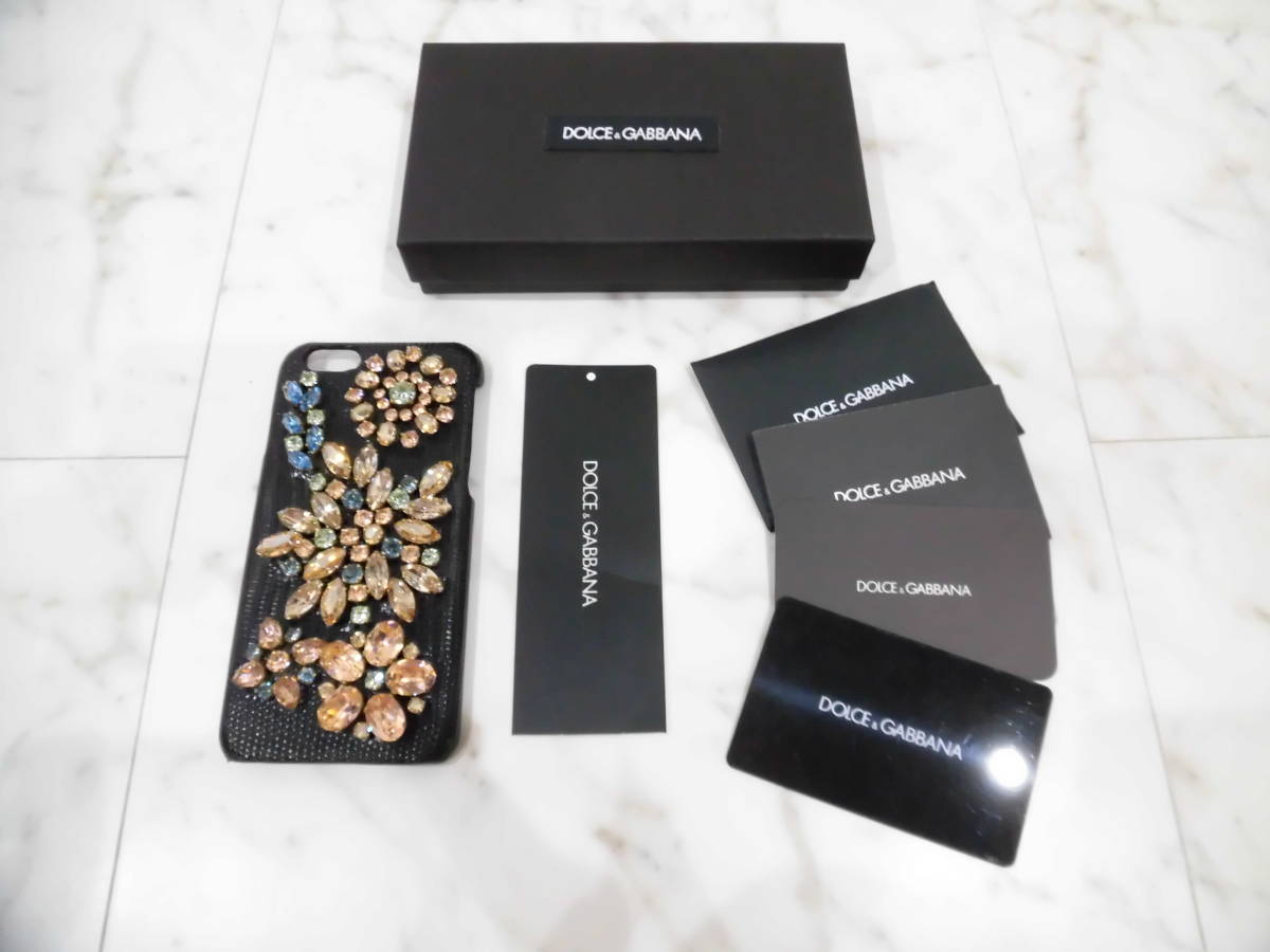 ヤフオク! - 【美品】 正規品 DOLCE＆GABBANA iPhone 6 6s ケ