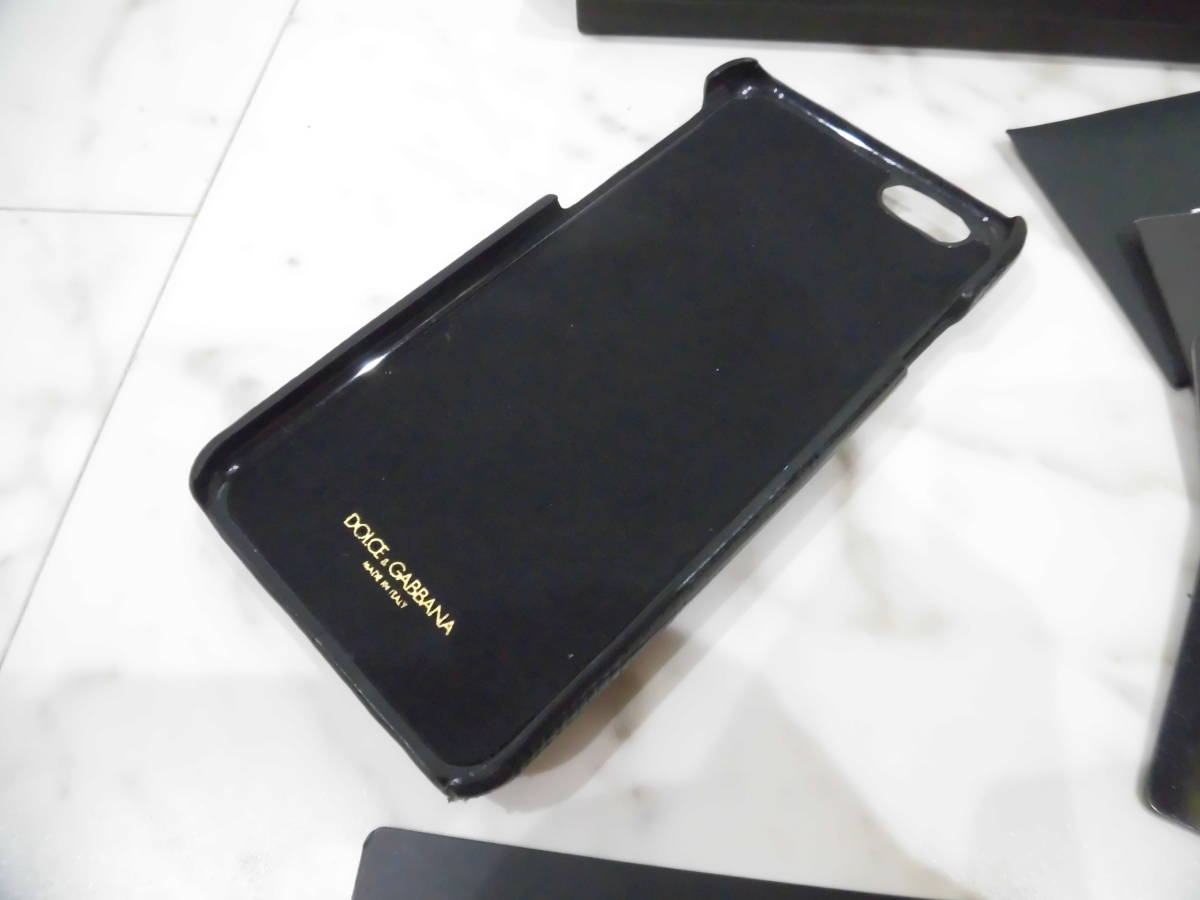 【美品】 正規品 DOLCE＆GABBANA iPhone 6 6s ケース 定価67,000円＋税 ドルチェ＆ガッバーナ iPhone6 ihone6s 対応 ケース ドルガバ D&G_画像6