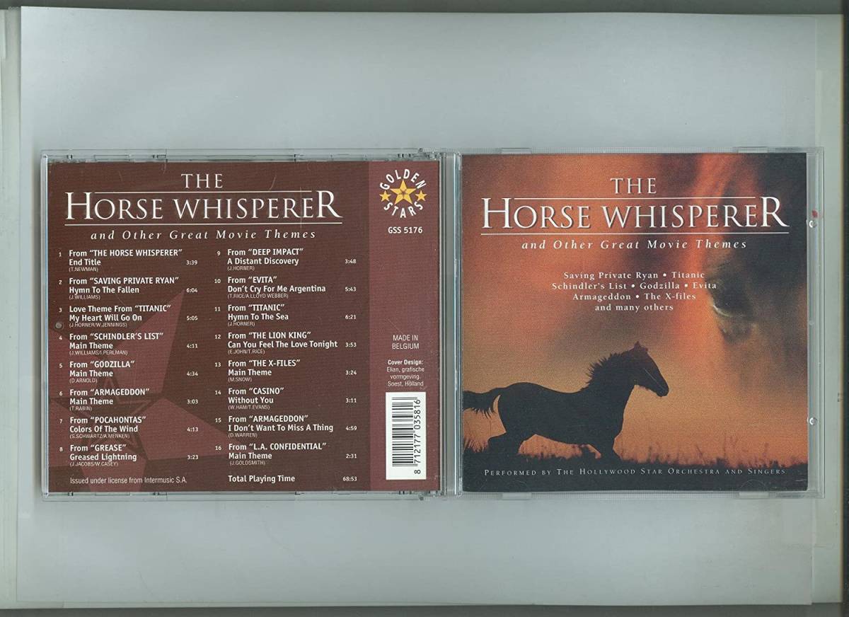 Horse Whisperer and Other Great Movie Themes　Various Artists - Soundtracks - Film Scores　輸入盤CD_画像1