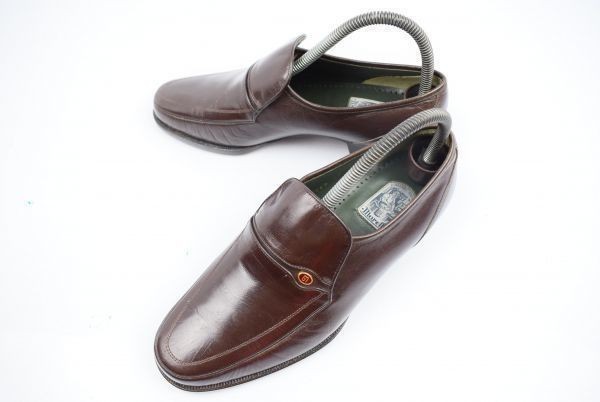 *marelli/ma Rely * original leather slip-on shoes shoes [24.0/. tea ]ma Kei made law *i-111