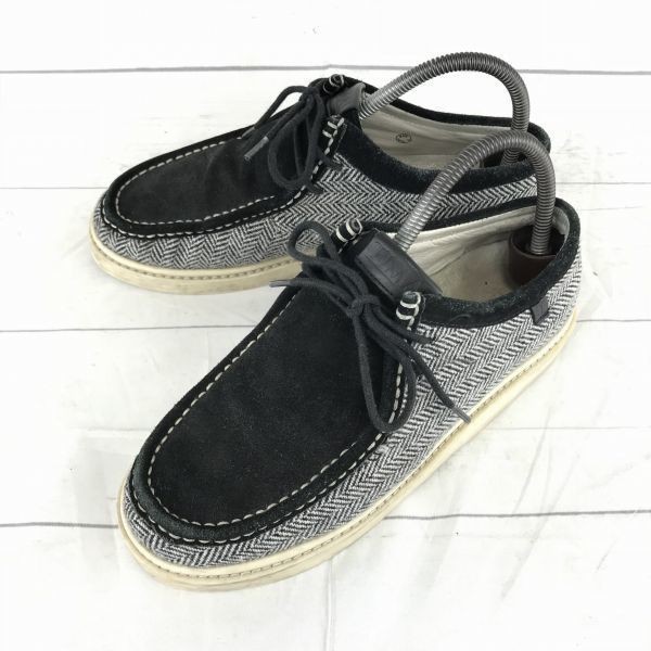 TIMAI/ti my * casual shoes [26.0/ black ] suede processing *H-172L