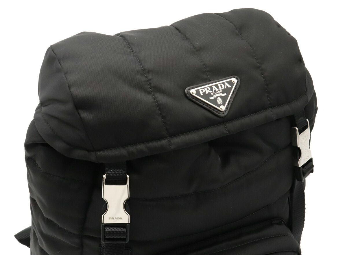 PRADA プラダ バックパック リュック リュックサック ナイロン レザー
