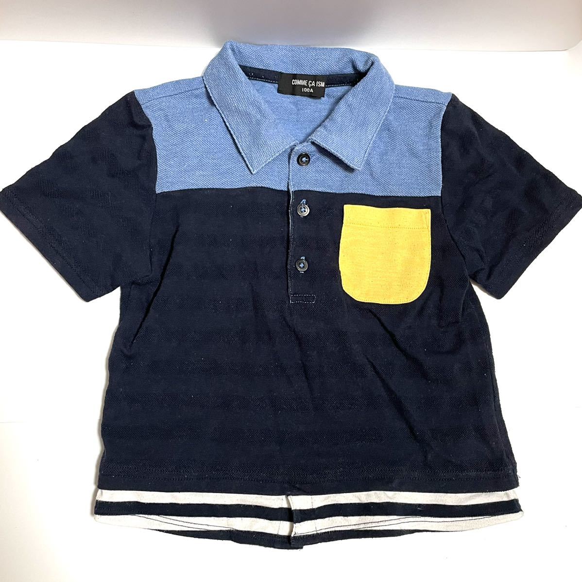 ポロシャツ 2枚セット 100 CA COMME GAP ISM キッズ ギャップ コムサ ブルー 子供服 【SALE／82%OFF】 キッズ