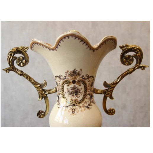 正規販売店】 ヨーロッパのレトロな高級花瓶,創造的な装飾,クラフト 