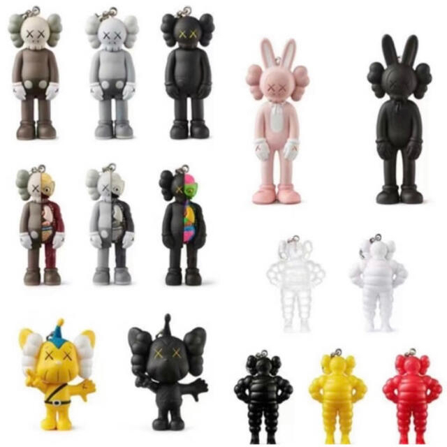 無料配達 カウズ keychain first tokyo キーホルダー KAWS 新品 - キーホルダー