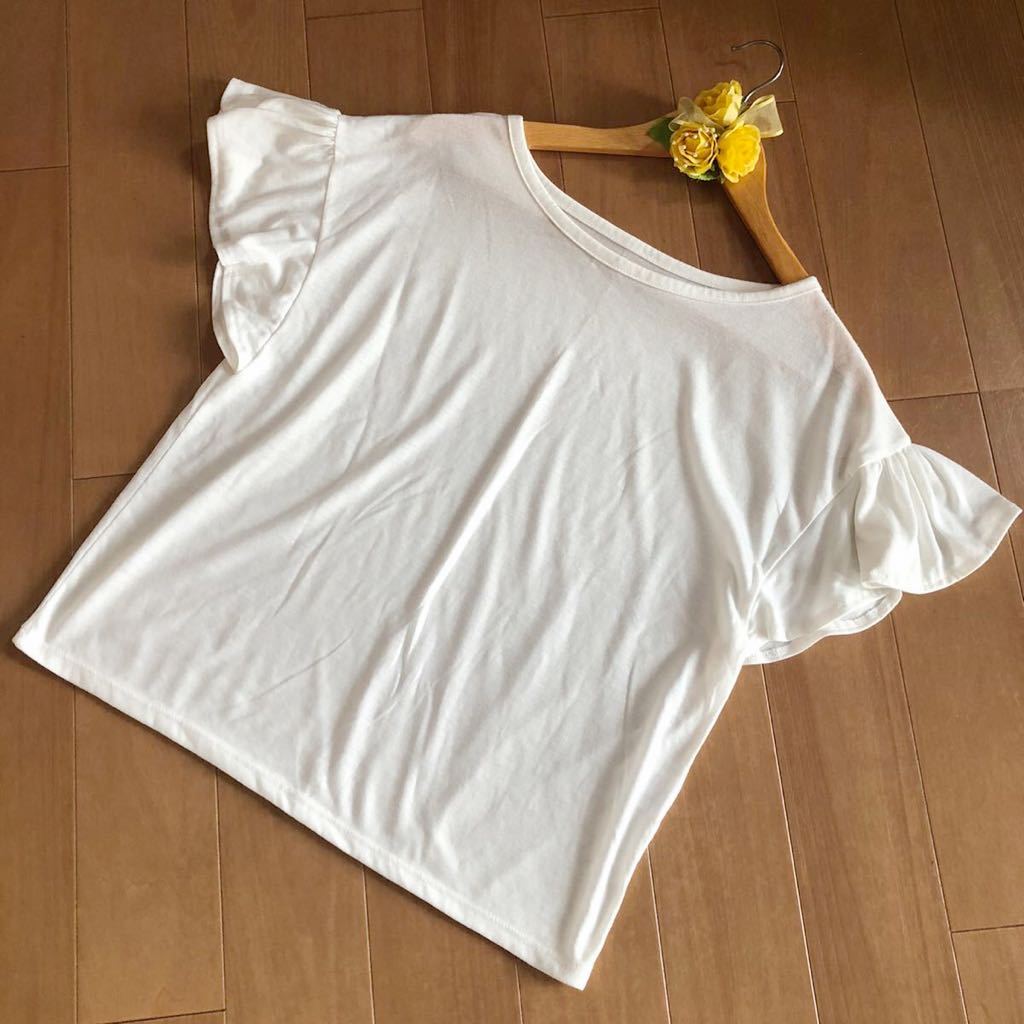 ローリーズファーム 長袖Tシャツ M ブラック ホワイト ボーダー