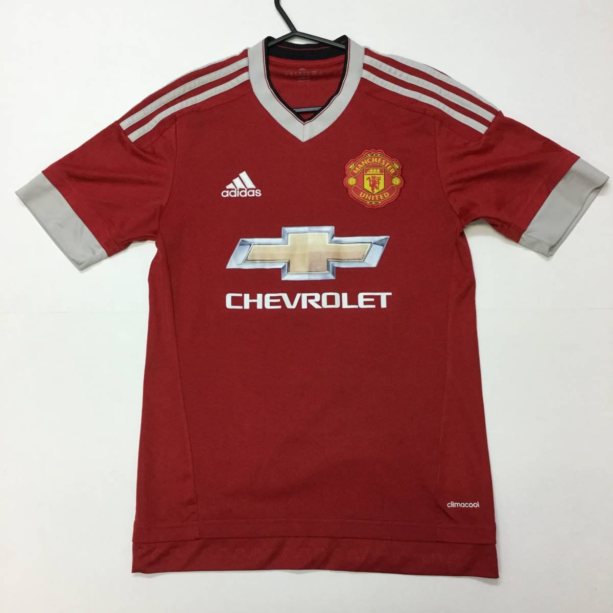 アディダス adidas マンチェスター・ユナイテッド ユニフォーム XSサイズ CHEVROLET シボレー