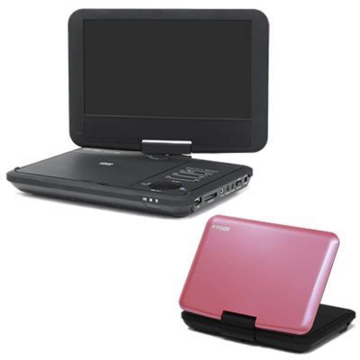 【未使用】ダイニチ電子DV-PW1040P(ピンク) Wizz ポータブルDVDプレーヤー 10.1インチワイド