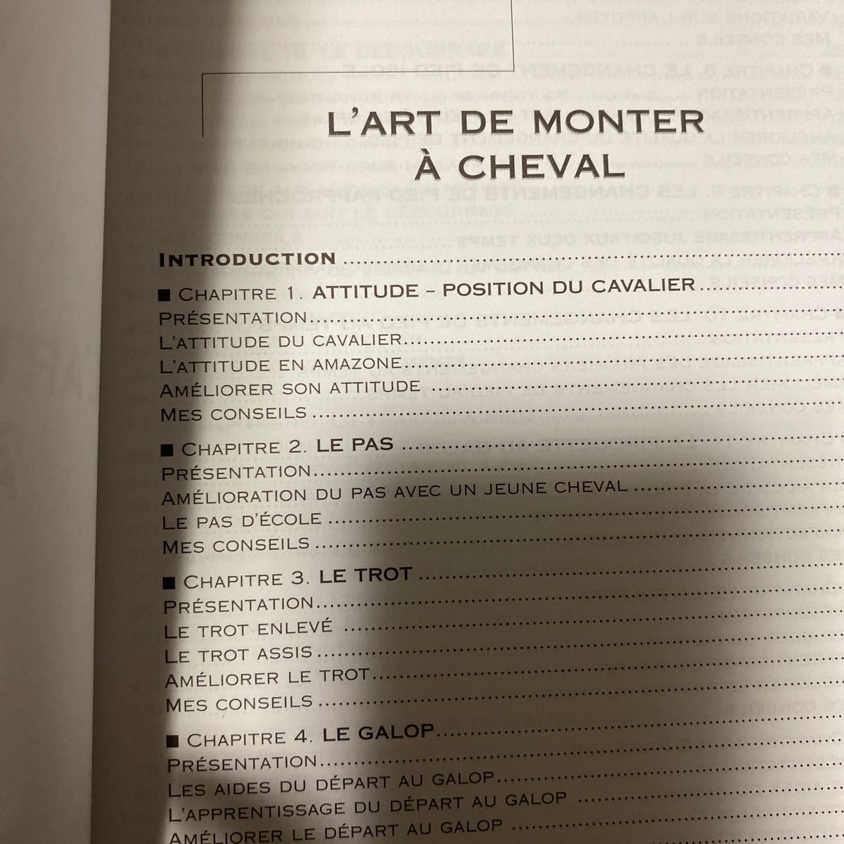 L’art de Monter  a cheval