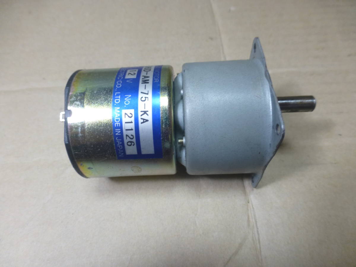 TSUKASA D.C GEARED MOTOR TG-06D-AM-75-KA(管理番号JJ)_画像1