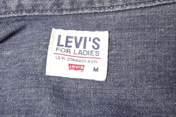 リーバイス levi's レディース ワークシャツ シャンブレー 日本製_画像7