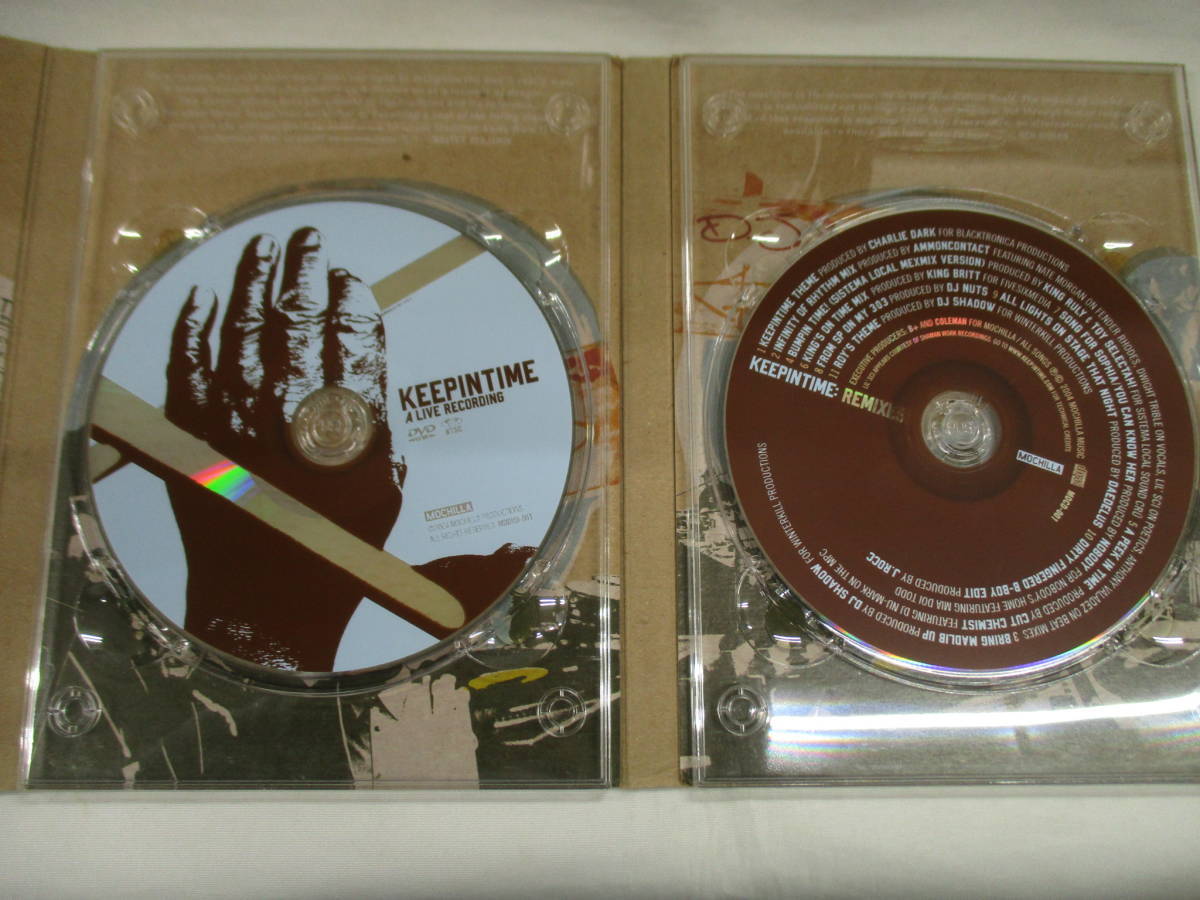 ヤフオク! ☆ DVD+CD KEEPINTIME:A LIVE RE...