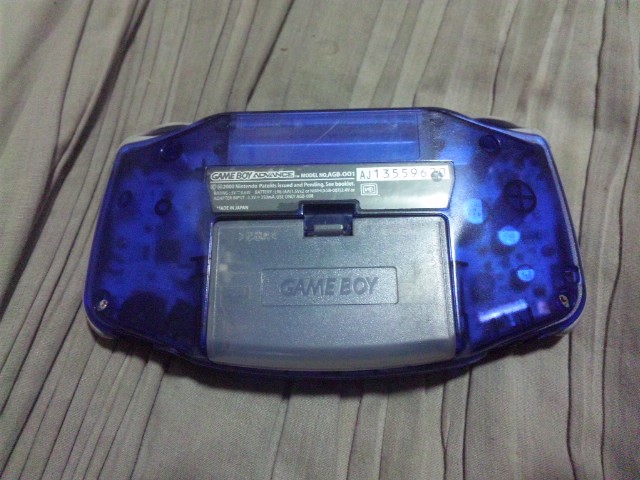 【GBA】ゲームボーイアドバンス本体ミッドナイトブルー_画像3