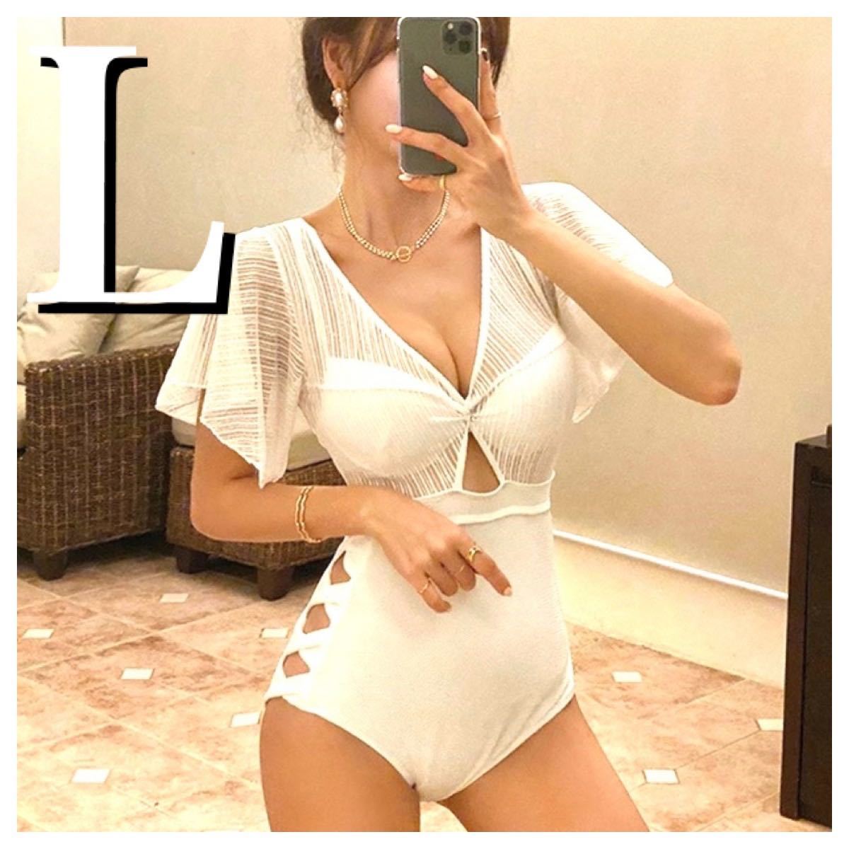 Paypayフリマ 韓国 水着 ワンピース レース 白 盛れる 美乳 オルチャン L シースルー 可愛い スケスケ 編み上げ セレブ ホワイト Paypayフリマ 韓国 水着 ワンピース レース 白 盛れる 美乳 オルチャン L シースルー 可愛い スケスケ 編み上げ セレブ ホワイト