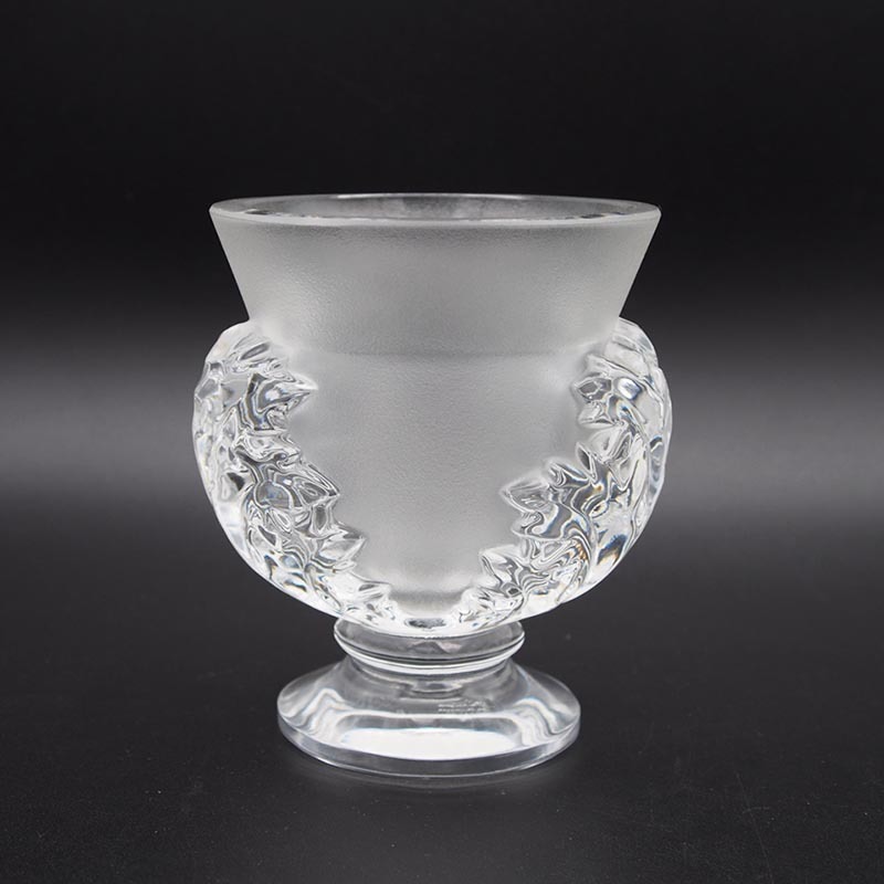 ラリック LALIQUE 高級フラワーベース サンクルー SAINT CLOUD 花瓶