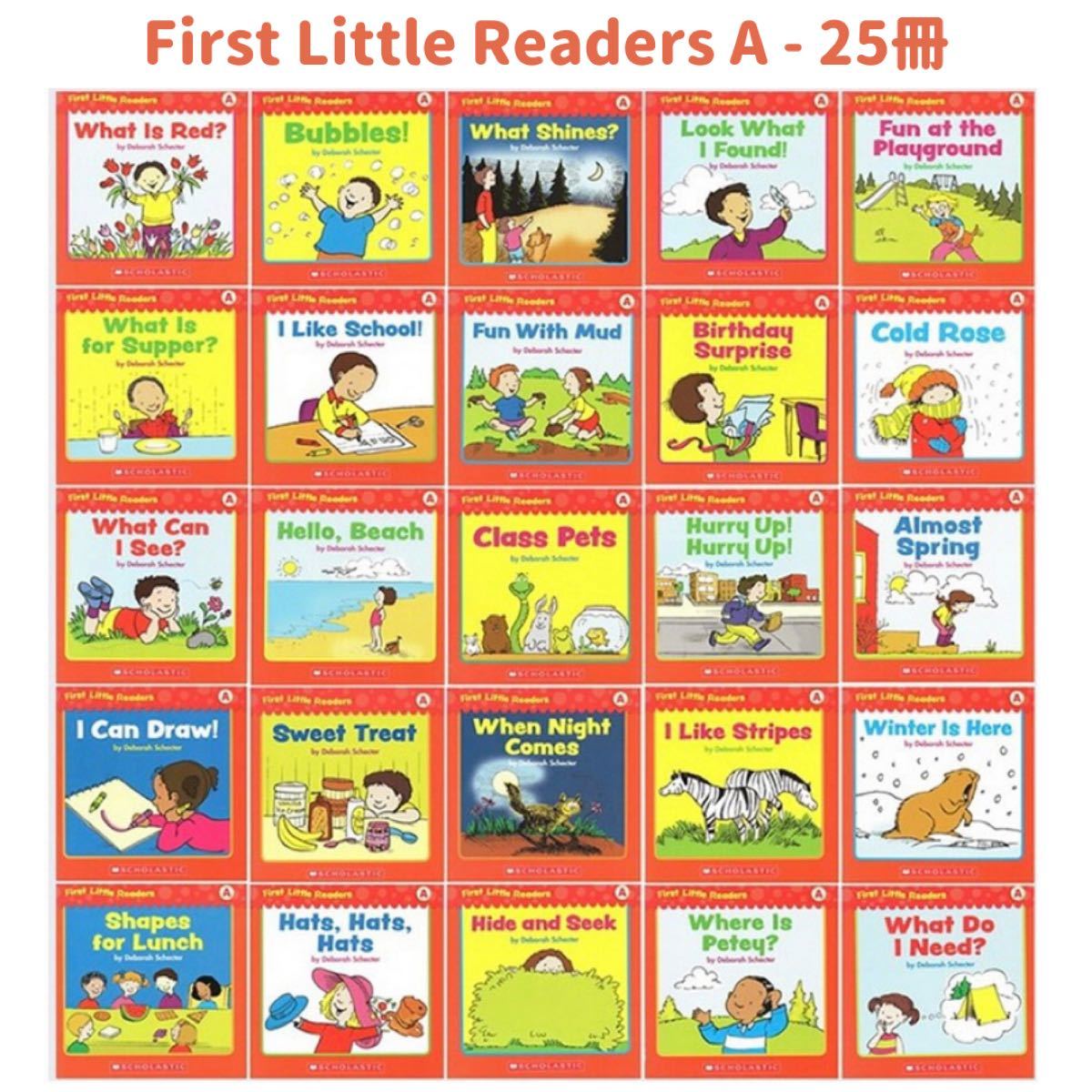 英語絵本 First little readers ABCDEF CD付音声絵本