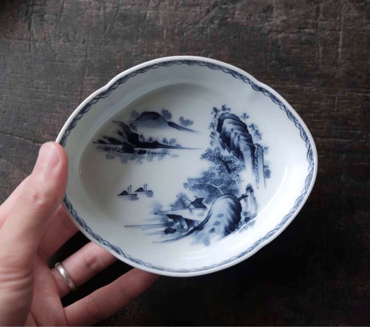 九谷焼 骨董品 美術品 古物 香炉2つ 角福 赤絵 染付