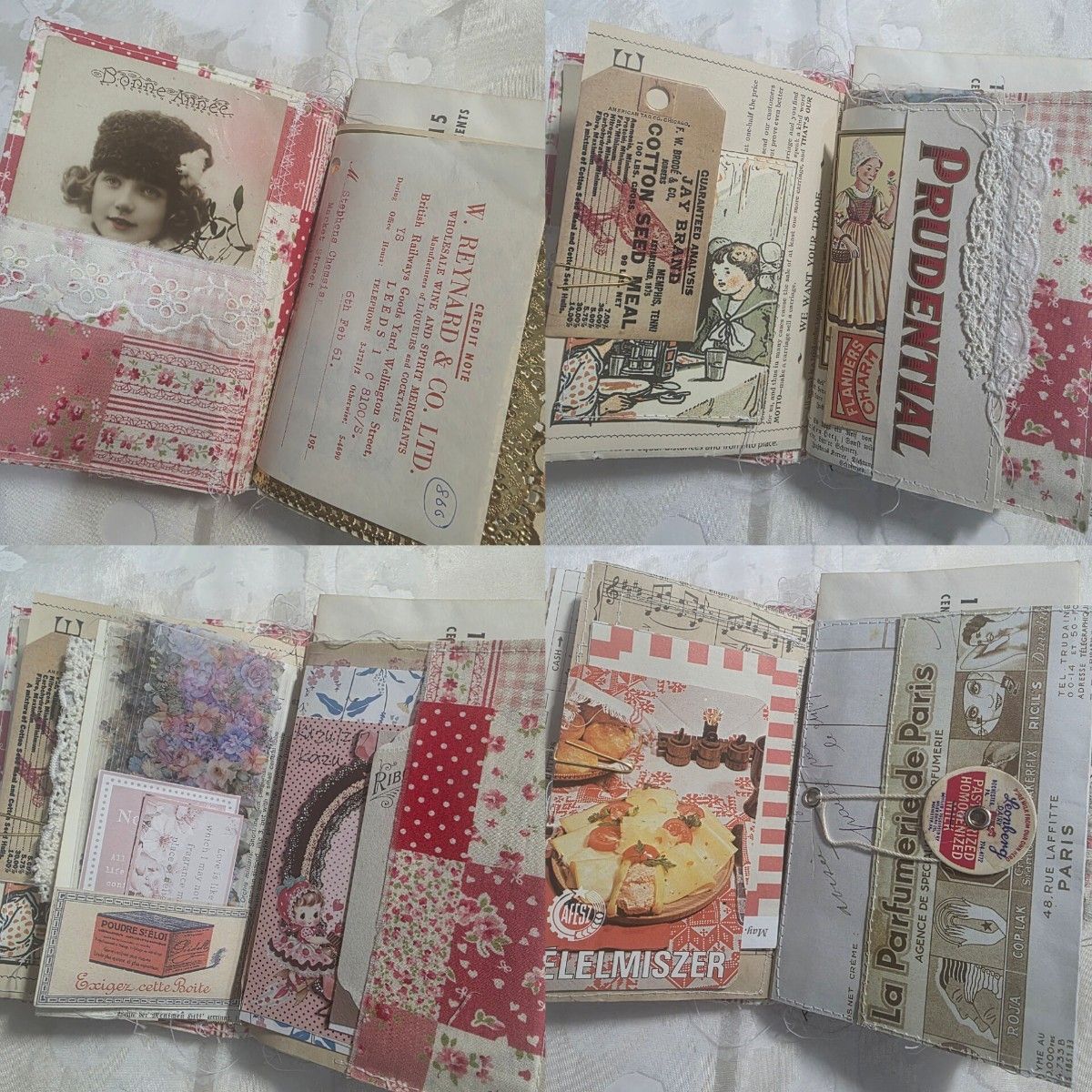 Junkjournal & おすそ分けファイルセット　No.185 雑記帳 雑貨・ステーショナリー Junkjournal & おすそ分けファイルセット No