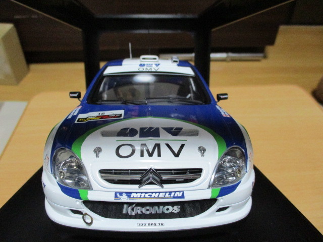  Auto Art производства 1/18 [ Citroen Xsara WRC 2005 ] белый / синий * стоимость доставки Yupack 80 размер ( оплата при получении отправка )