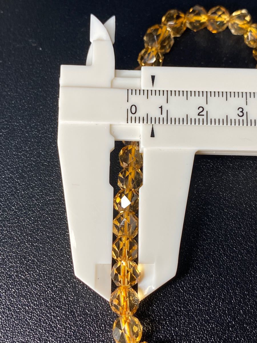 エッセンシャルコンフォート 美品/シトリン2連ロングネックレス/2連