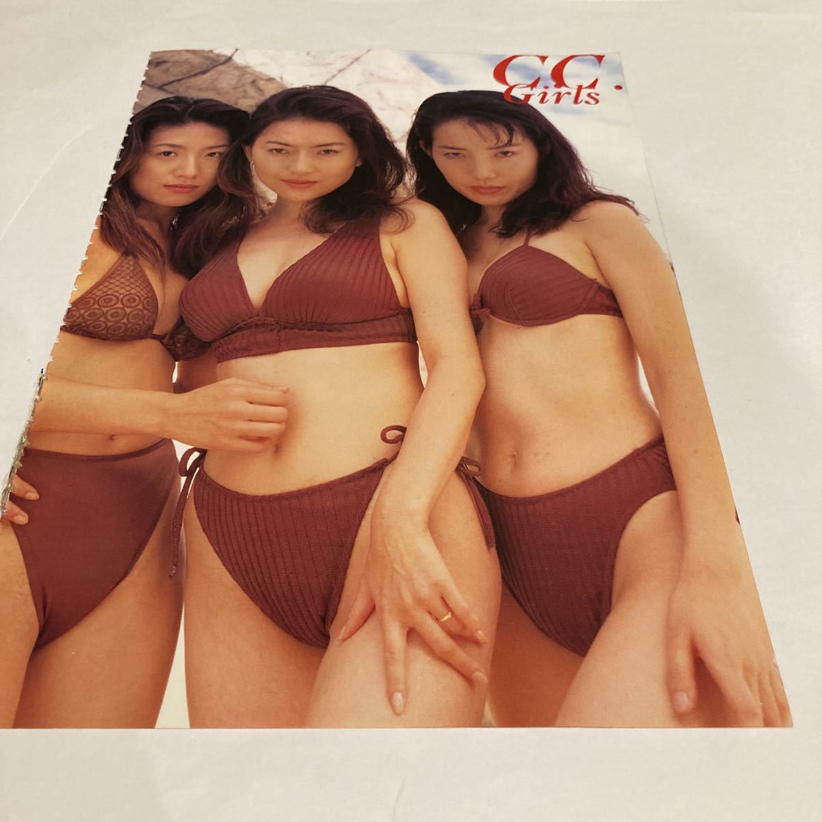 B-7　切り抜き　CCガールズ　　本杉美香　青田典子　藤森夕子　森洋子_画像4