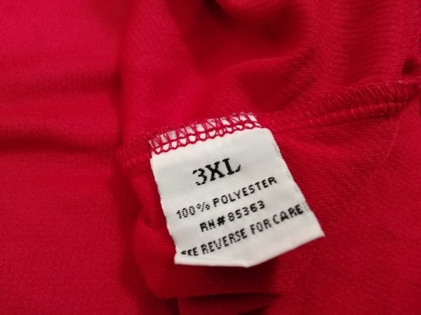 kkaa1590 ■ ULTRA CLUB ■ Tシャツ カットソー トップス 半袖 ドライ 赤 3XL 4L XXXL 大きいサイズ_画像8