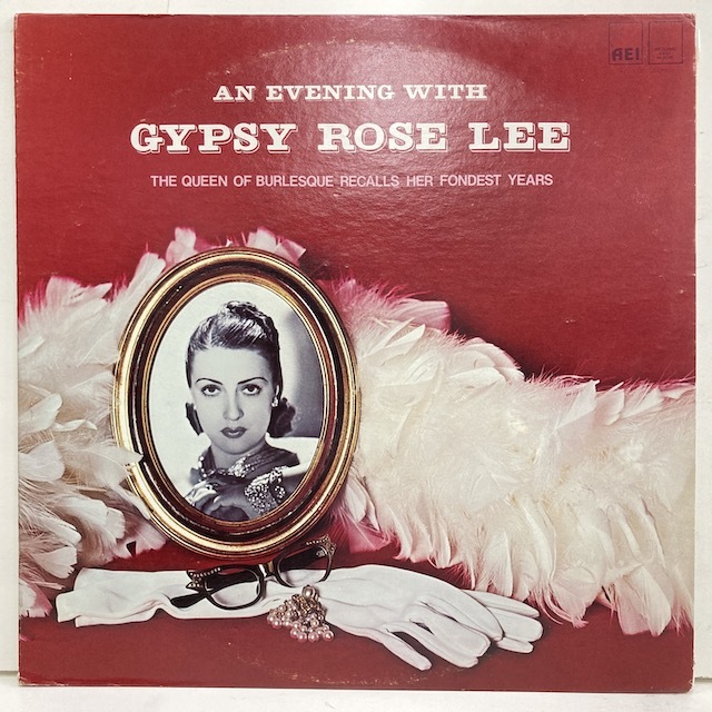 ●即決00LP GYPSY ROSE LEE an evening with バーレスク ストリッパー 美女 USA 80年盤。_画像1