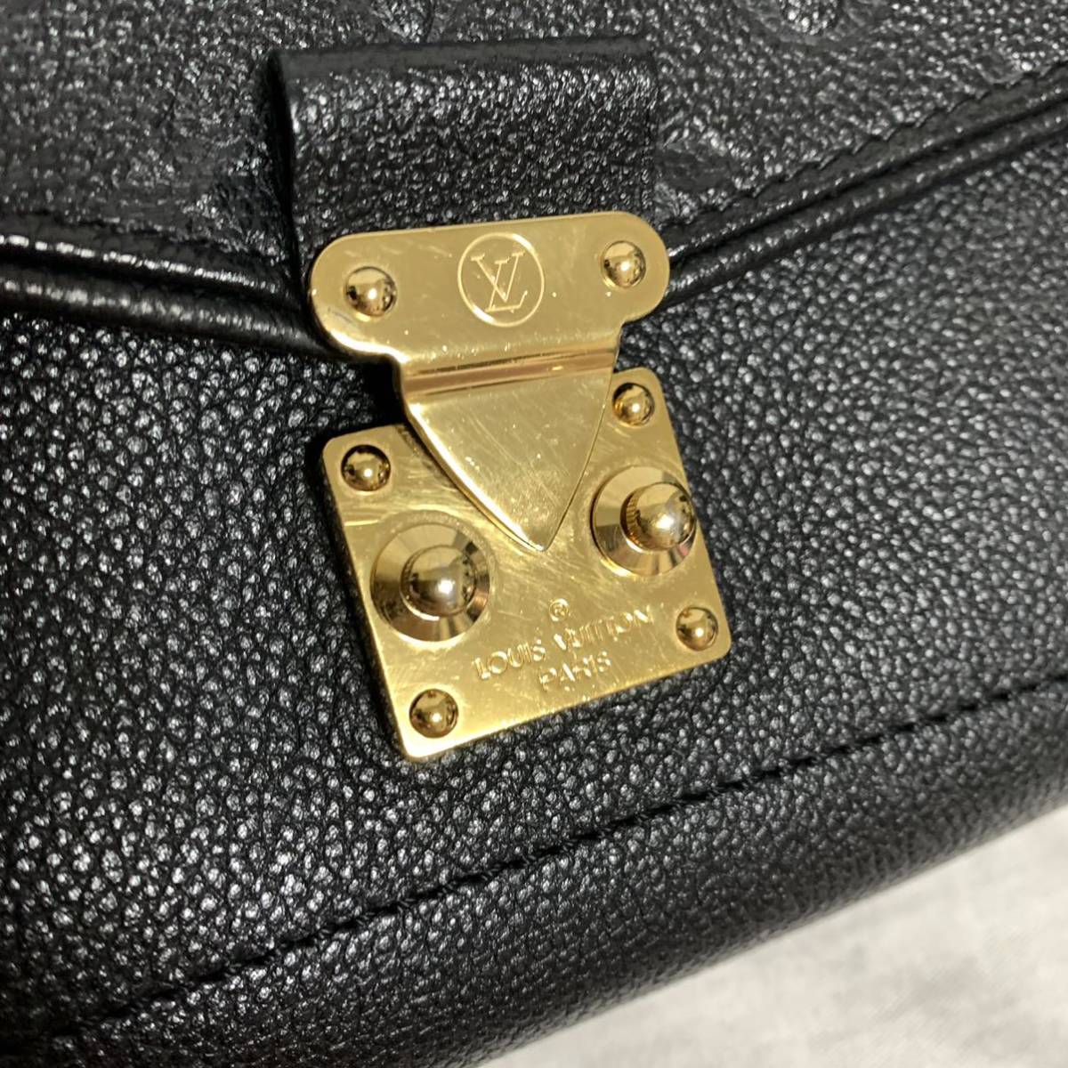 高級 箱保存袋付き LOUIS VUITTON ルイヴィトン サンジェルマンPM モノグラム・アンプラント チェーンショルダーバッグ TR0197 M48931