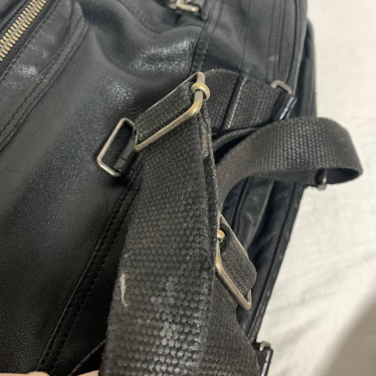 希少 Dior HOMME ディオールオム DeVille ドゥビル 2way レザー 希少 Dior HOMME ディオールオム DeVille ドゥビル 2way レザー