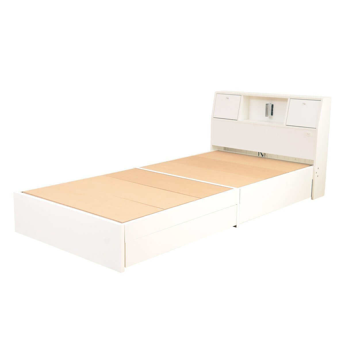 Alloys(a Lois ) drawer attaching bed double 7079_WH_F white [ frame only ]