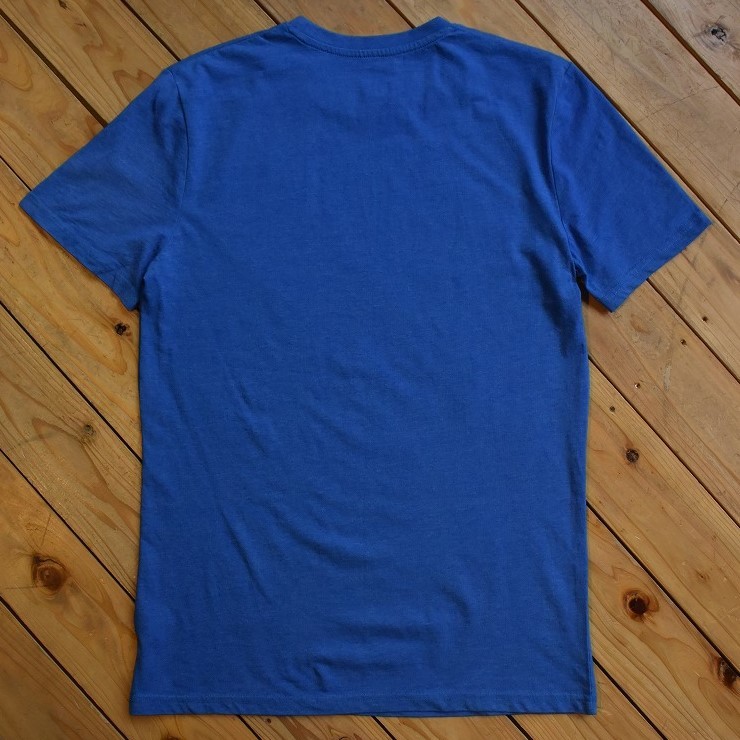 USA古着 スヌーピー Tシャツ メンズ Mサイズ キャラクター プリント ウッドストック snoopy PEANUTS ブルー アメリカ仕入 T1281_画像3