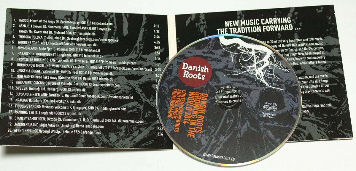 DANISH ROOTS GROWING IN THE WORLD 2014 - CONTEMPORARY ROOTS AND FOLK MUSIC FROM DENMARK デンマーク フォーク CD Stanley Samuelsen