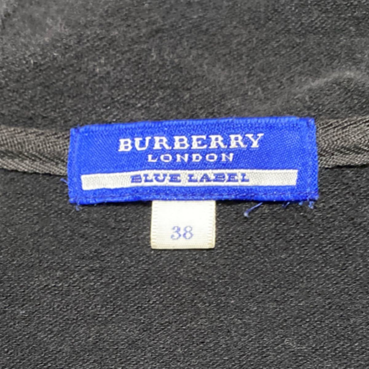 BURBERRY BLUE LABEL バーバリーブルーレーベル ジップアップパーカー チェック柄 三陽商会