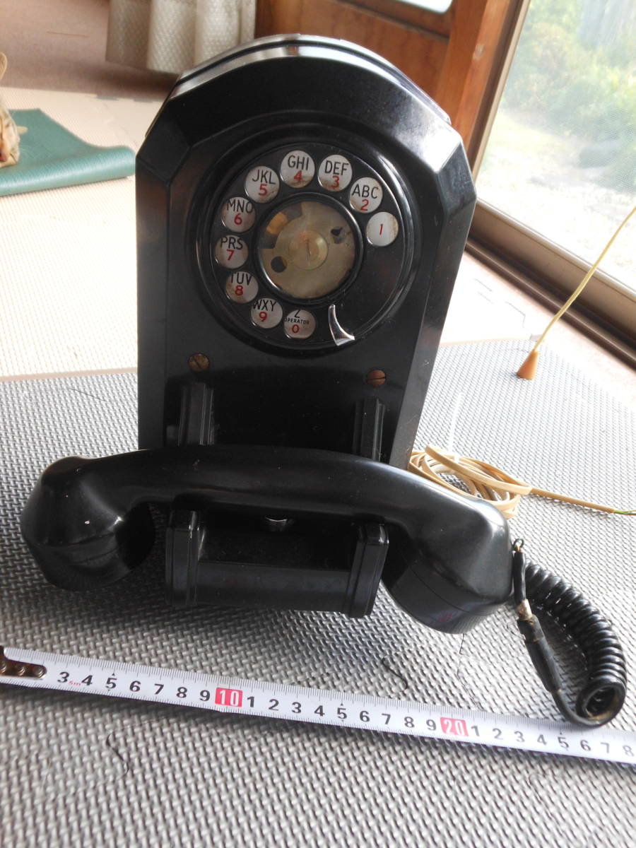 電話機 アンティーク電話機 黒電話 動作未確認 ジャンク品 