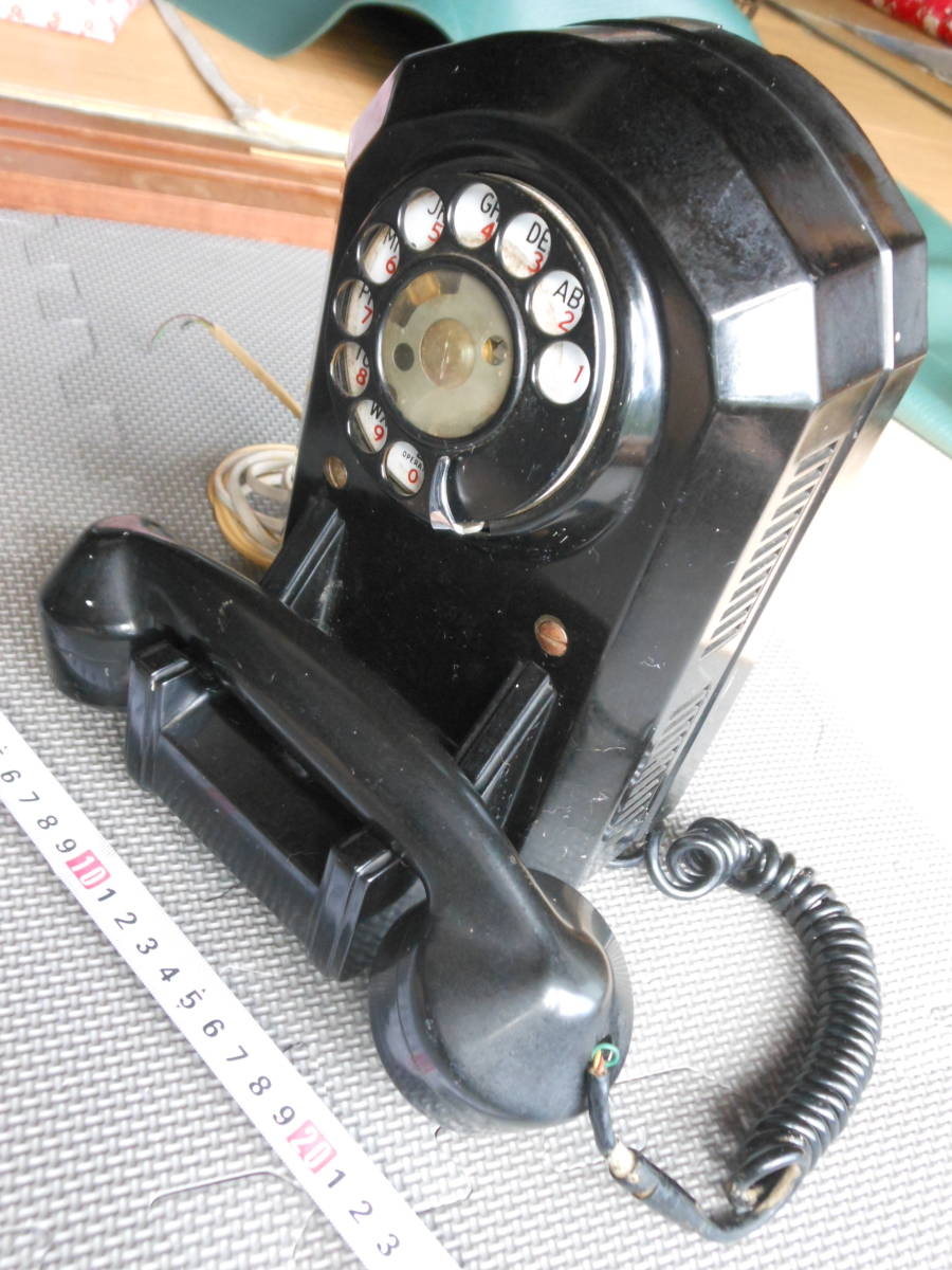 電話機 アンティーク電話機 黒電話 動作未確認 ジャンク品 