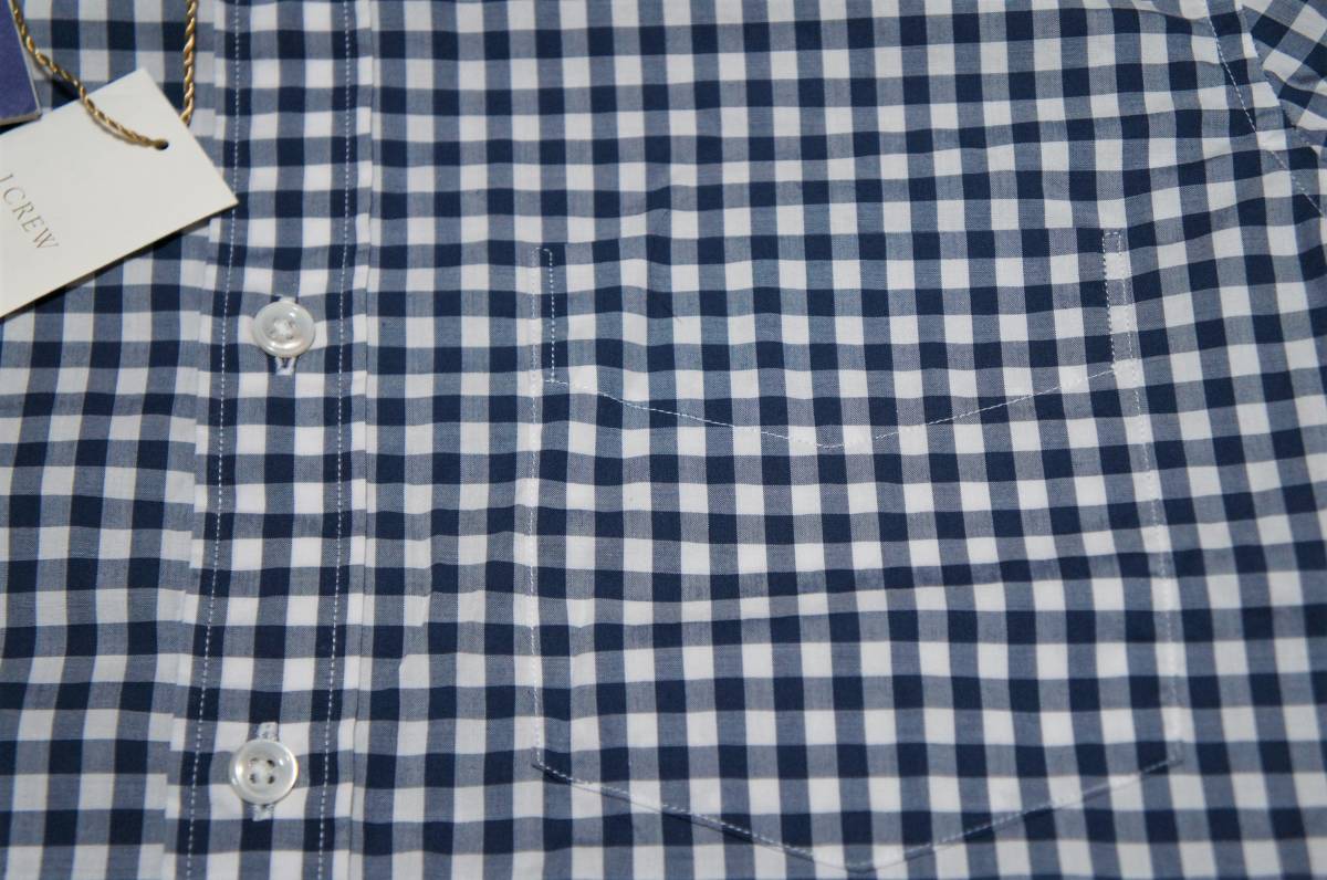 SALE！送料無料！【新品】サイズ:S SLIM FIT ジェイクルー Thomas Mason for J.Crew Ludlow shirt in blue gingham 3_画像7