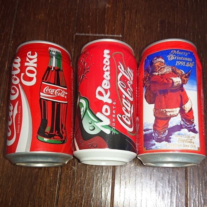 コカ・コーラ サンタセット コカ・コーラアンティークコレクション サンタクロース絵柄入りもある アンティークなコカ・コーラの