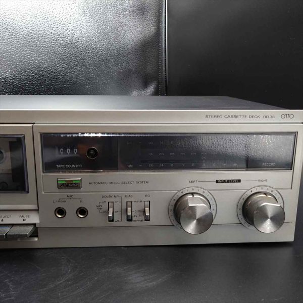カセットデッキ　SANYO　サンヨー　OTTO　ステレオ　レトロ　オーディオ (21_813_21)