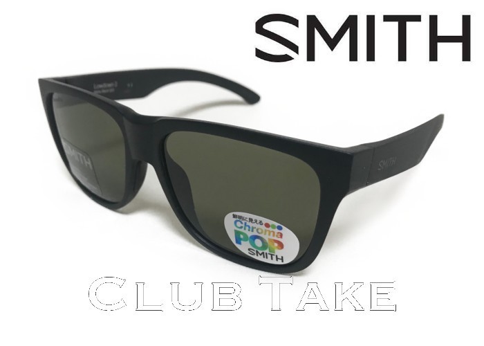 SMITH Lowdown 2 クロマポップ 偏光レンズ Matte Black CP-Polar Gray Green スミス　日本正規品_画像1