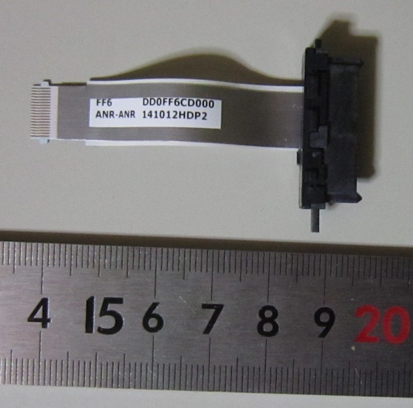 2174 NEC ノートパソコン部品 LaVie NS150/A PC-NS150AAB SATA 光学ドライブケーブル_画像2