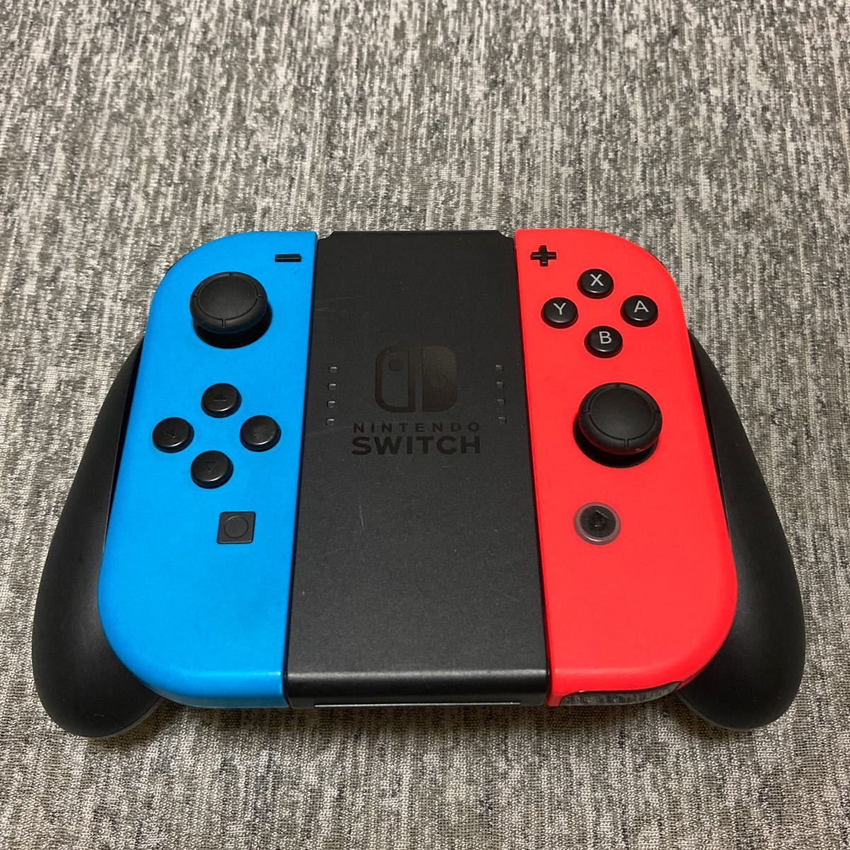 Nintendo Switch Joy-Con ネオンブルー ネオンレッド　グリップおまけ付き