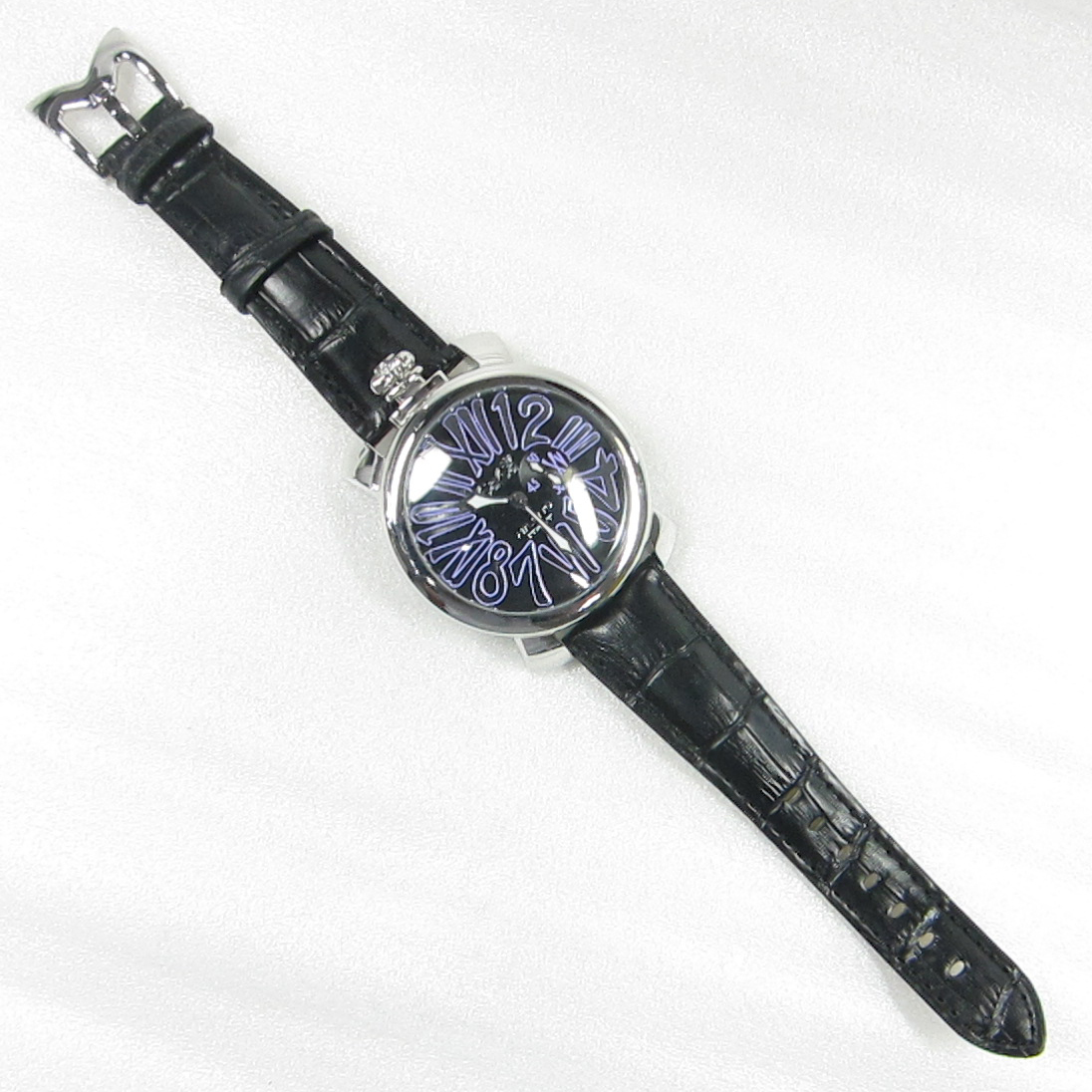 M5557●【SALE】GaGa MILANO ガガミラノ マニュアーレ46 N.1103 腕時計 中古 箱付_画像5