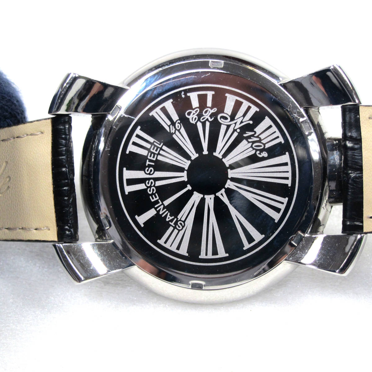 M5557●【SALE】GaGa MILANO ガガミラノ マニュアーレ46 N.1103 腕時計 中古 箱付_画像4