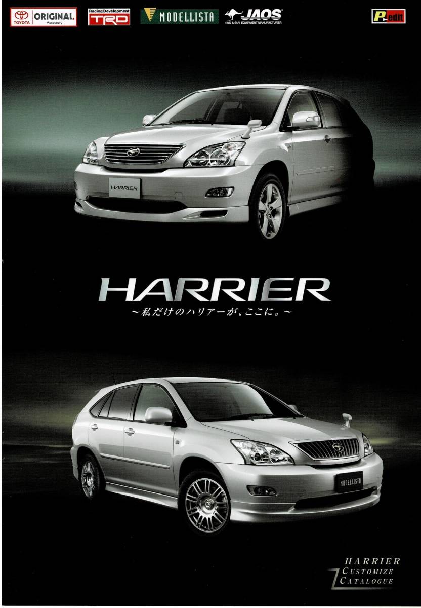 トヨタ ハリアー バナー TOYOTA HARRIER 布のみ