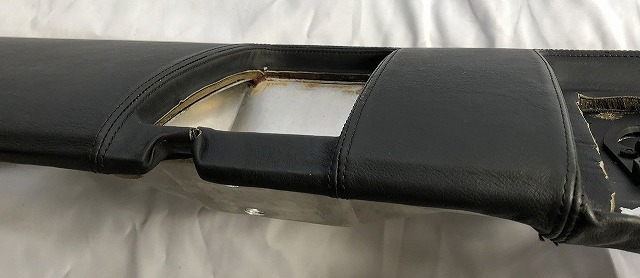  Porsche original 964 for knee protection & glove box & ash tray black leather used 