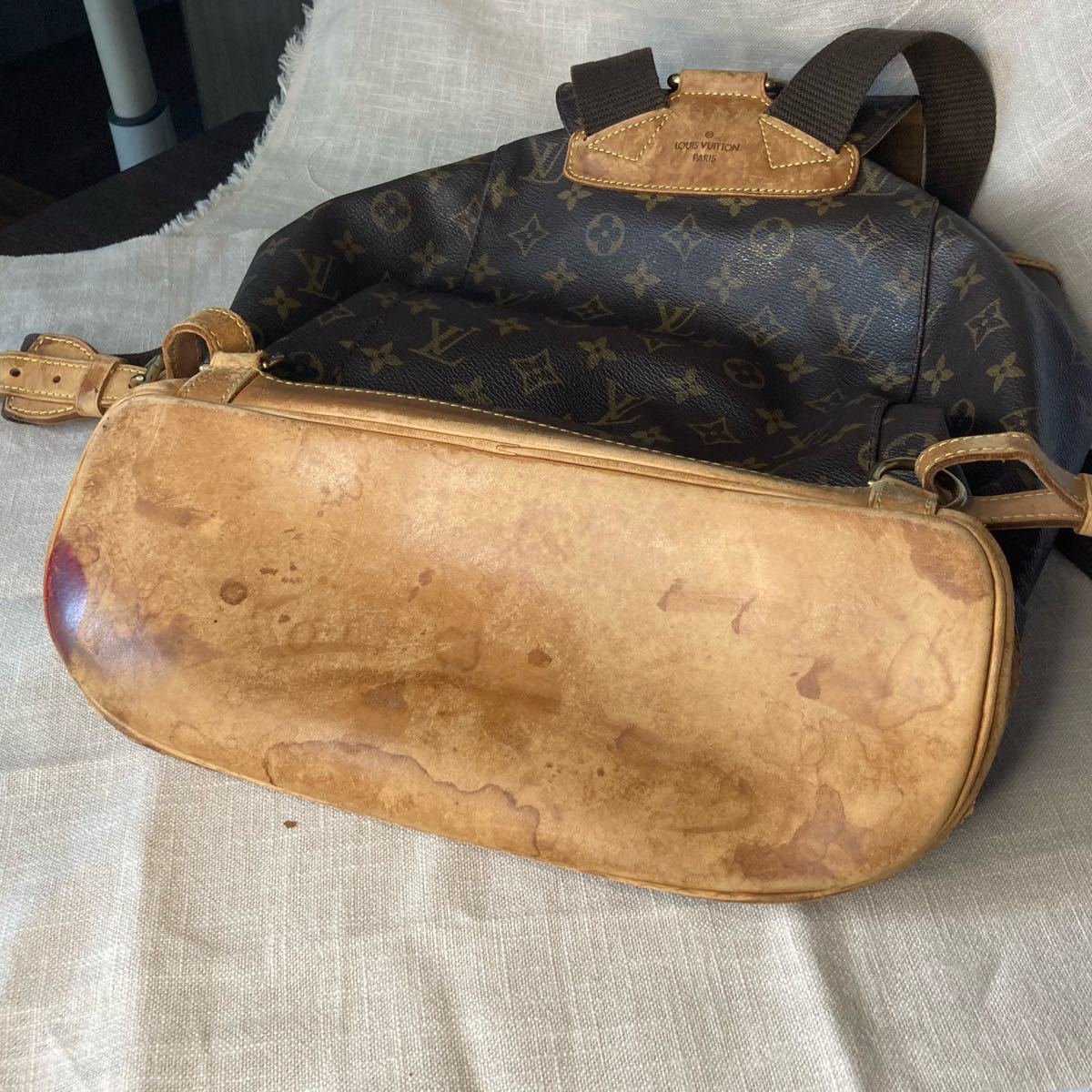 LOUIS VUITTON ルイヴィトン モンスリGM リュック 廃盤 箱付き LOUIS VUITTON ルイヴィトン モンスリGM リュック 廃盤 箱付き