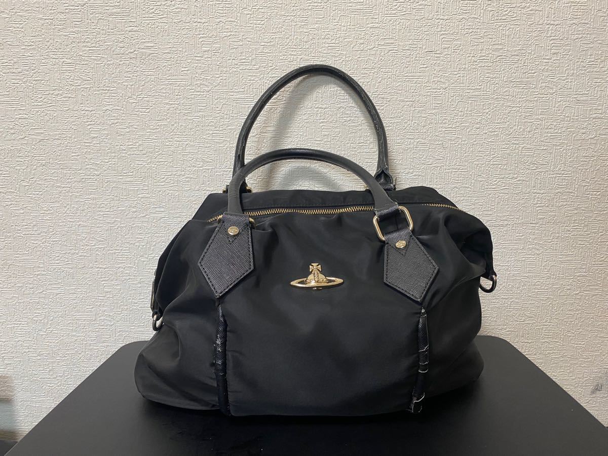 ヴィヴィアンウエストウッド Vivienne Westwood ハンドバッグ 2way ボストン ショルダー トート レザー 革 