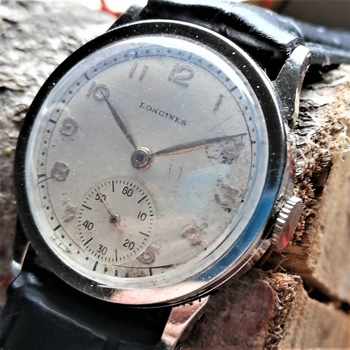□OH済み□希少 ロンジン longines ミリタリー 1940年代 腕時計 手巻き