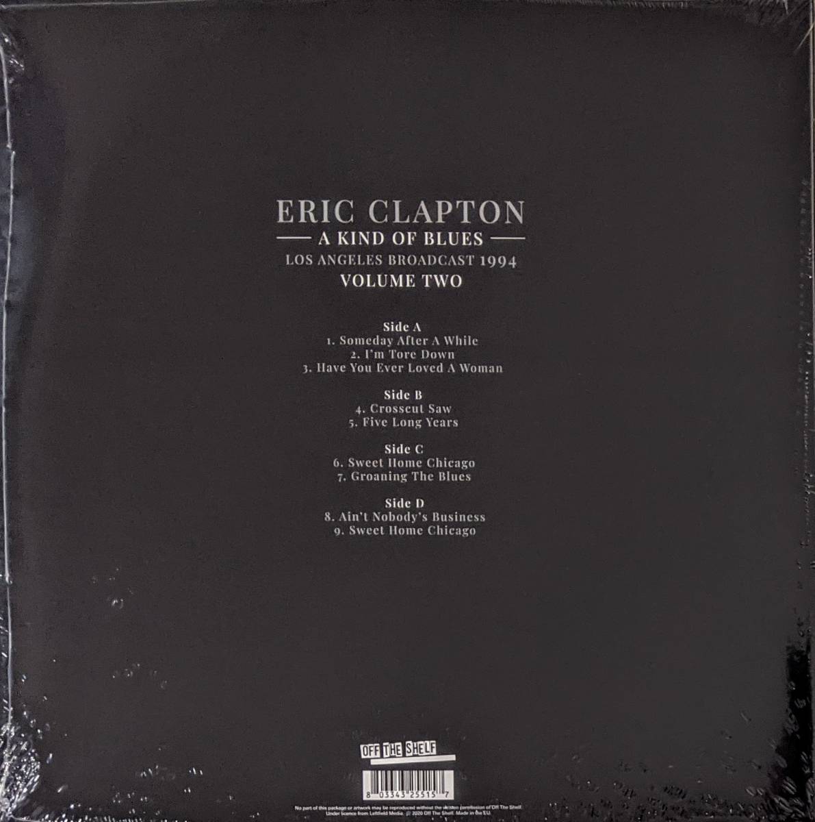 Eric Clapton エリック・クラプトン - A Kind of Blues Vol.1/Vol.2 各二枚組限定アナログ・レコード・セット